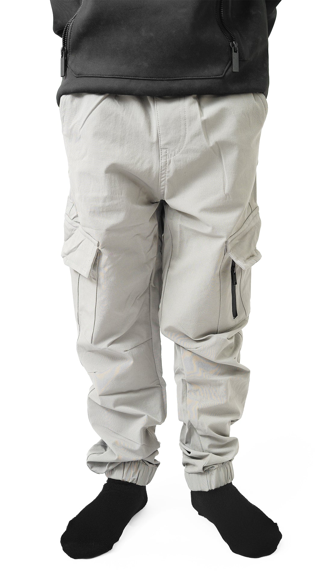 Pantalon Streetwear Cargo Enfant - Gris