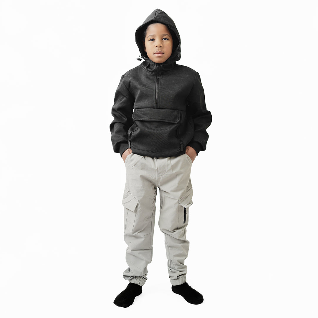 Pantalon Streetwear Cargo Enfant - Gris